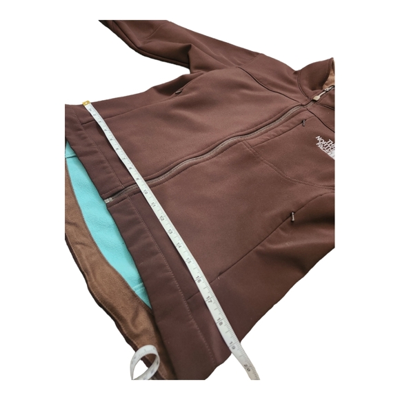 The North Face Apex Soft Shell Jacket Brown and Blue, (Small) - Picture 12 of 16